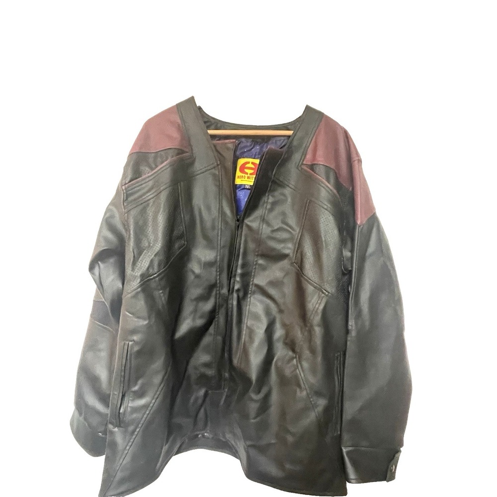 Star Trek Picard Jacket Faux Leather 3X‎ XXXL Red